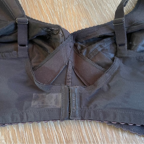 Glamorise 56DD Black MagicLift Original Support Bra 1000 - Picture 7 of 11